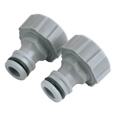 Draper 25906 Outdoor Tap Connectors 3/4in (Pack Of 2) per pack