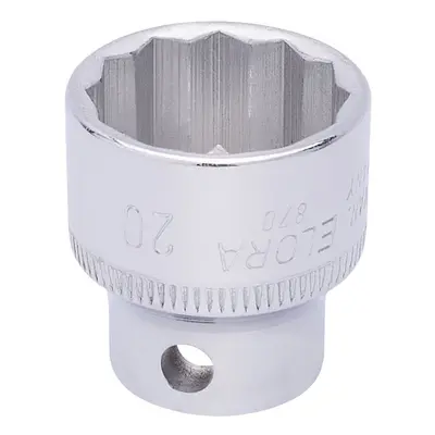 Elora 25961 Bi-Hexagon Socket 3/8in Sq. Dr. 20Mm each