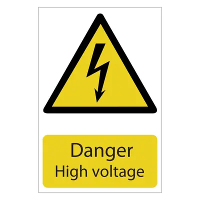 Draper 72237 Danger High Voltage each