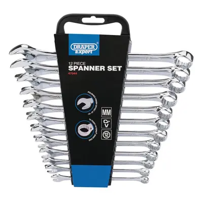 Draper Expert 47044 Hi-Torq® Metric Combination Spanner Set 8 - 19Mm (12 Piece) per set