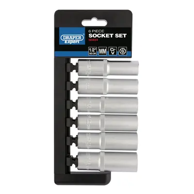 Draper Expert 50424 Metric Deep Socket Set 1/2in Sq. Dr. (6 Piece) per set