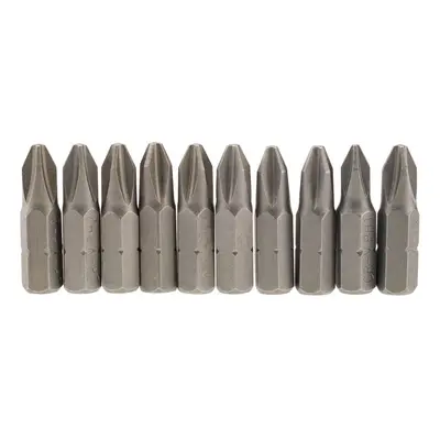 Draper 64072 Cross Slot Insert Bit 1/4in Hex 25Mm Long No.2 (Pack Of 10) per pack