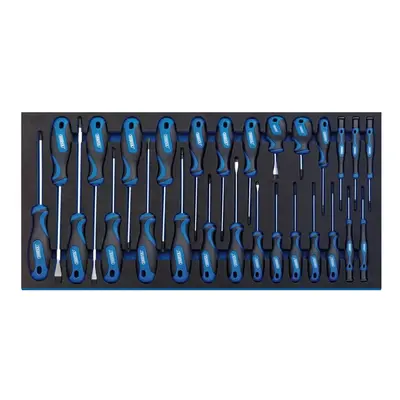 Draper 63406 Soft Grip Screwdriver Set In Full Drawer Eva Insert Tray (27 Piece) per set