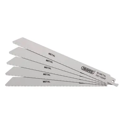 Draper 38593 Bi-Metal Reciprocating Saw Blades For Metal Cutting 225Mm 24Tpi (Pack Of 5) each 5