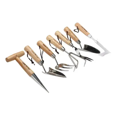 Draper 09000 Heritage Stainless Steel Garden Tool Set With Ash Handles (7 Piece) each 1