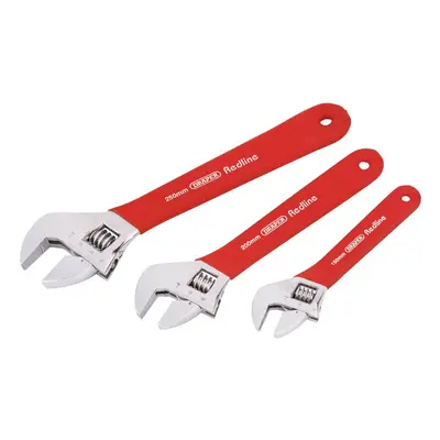 Redline 67634 Draper Redline Soft Grip Adjustable Wrench Set (3 Piece) per set