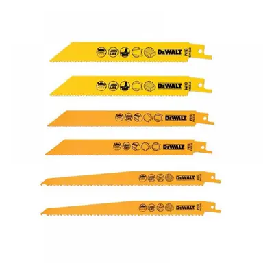 Dewalt DT2444-QZ Dt2444 Reciprocating Saw Blade Set 6 Piece