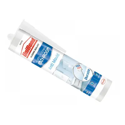 Unibond 2707173 Healthy Kitchen & Bathroom Anti Mould Sealant White Cartridge 274G