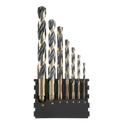 Dewalt DT70829-QZ Dt20620 Black & Gold Hss Drill Set 7 Piece