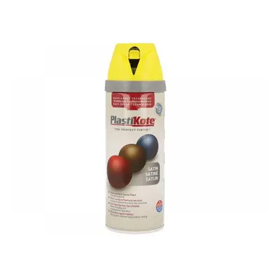 Plastikote 022125 Twist & Spray Satin Lime Green 400Ml