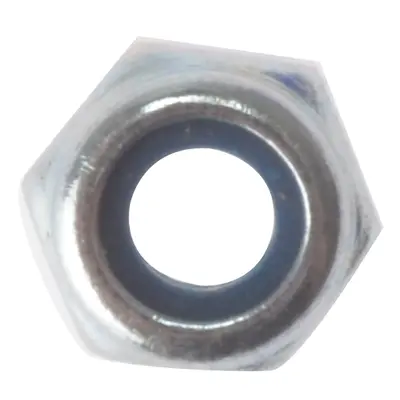 Fixings & Fasteners Hexagonal Nylon Locking Nuts | M5 | Zinc Plated | Box 500 NYLOC5