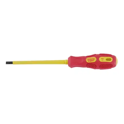 Draper Expert 69214 Vde Approved Fully Insulated Plain Slot Screwdriver 5.5 X 125Mm (Display Pac