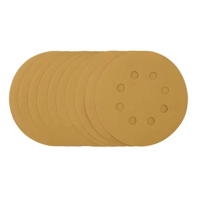 Draper 59856 Gold Sanding Discs With Hook & Loop 125Mm 400 Grit (Pack Of 10) each 10