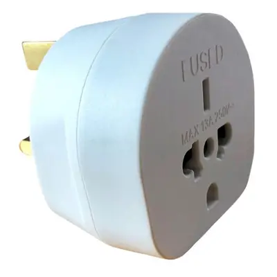 Dencon 1666 Eu/Us/Can/Aus To Uk Adaptor 13A