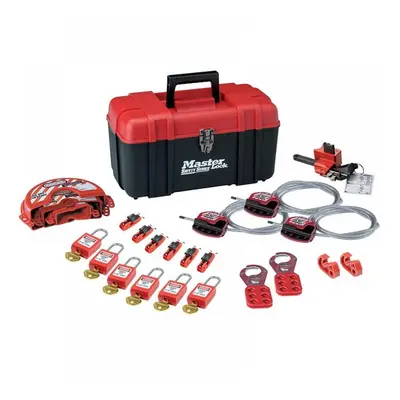 Master Lock S1117VES31KA Valve & Electrical Lockout Toolbox Kit 23-Piece