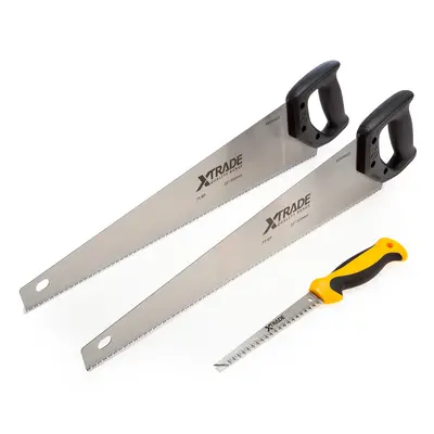 Xtrade X0900091 Hand Saw Pack 2 X 550Mm (22in) + Jab Saw 150Mm (6in)