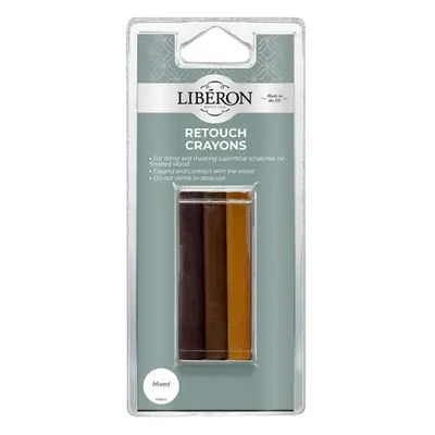 Liberon 126927 Retouch Crayons Mixed (3 Pack)