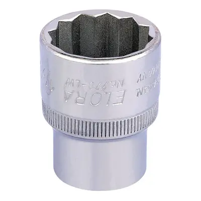 Elora 24856 Whitworth Bi-Hexagon Socket 1/2in Sq. Dr. 1/2in each