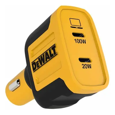 Dewalt Telecoms 2-Port Pps Pd Car Charger 120W 141 0484 DWG