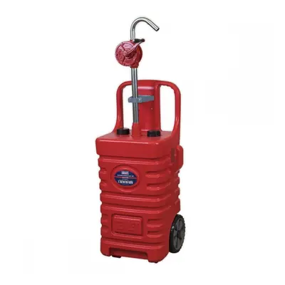 Sealey DT55RCOMBO1 Mobile Dispensing Tank 55L With Oil Rotary Pump - Red