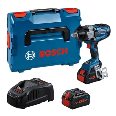 Bosch Gds 18V-1600 Hc Biturbo Impact Wrench 18V 2 X 8.0Ah Procore18V Li-Ion 06019M1070