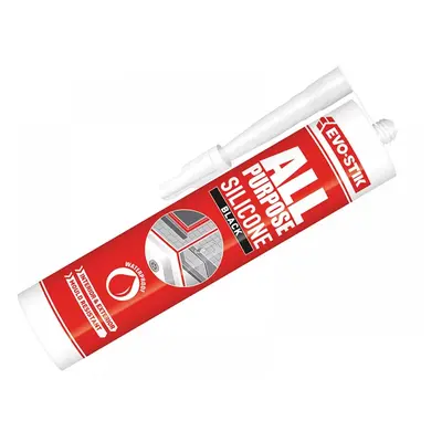 Evo-Stik 30613609 112872 All Purpose Flex Silicone Sealant Black C20