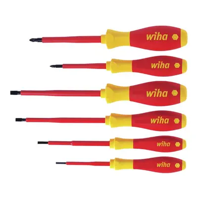 Wiha 25477 Softfinish® Electric Sl/Pz Screwdriver Set 6 Piece