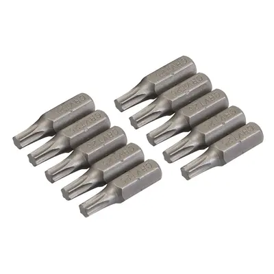 Silverline 398775 T25 Cr-V Screwdriver Bits 10Pk T25 Each 10