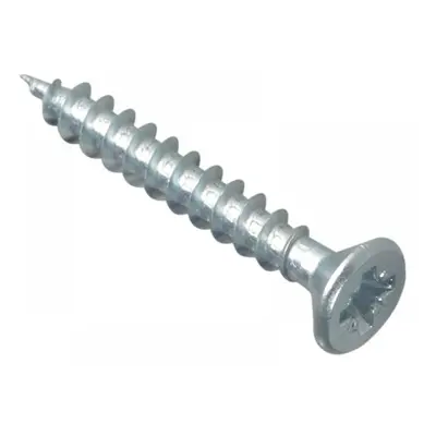 Forgefix MPS430ZP Multi-Purpose Pozi Compatible Screw Csk St Zp 4 X 30Mm Box 200