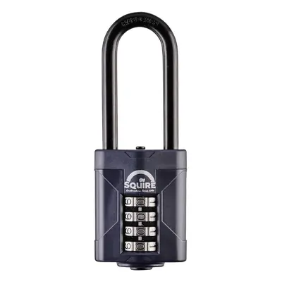 Squire Henry Squire Cp50/2.5 Combination Padlock 4 Wheel Extra Long Shackle 50Mm