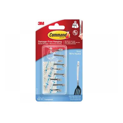 Command™ 17067CLR-9 Clear Wire Hooks Value Pack (Pack 9)