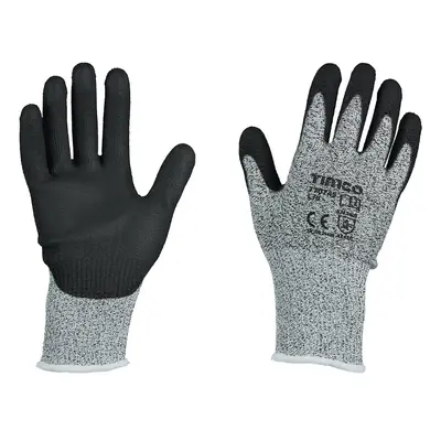 Timco 770745 High Cut Gloves - Pu Coated Hppe Fibre With Glass Fibre Large