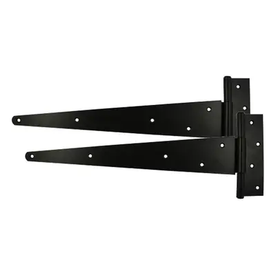 Timco STH18B Pair Of Strong Tee Hinges - Black 18in