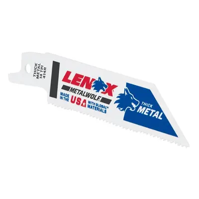 Lenox Metalwolf Wave Edge Reciprocating Saw Blade 102 X 19 X 0.9Mm 14 Tpi (Pack 5) 20550414R