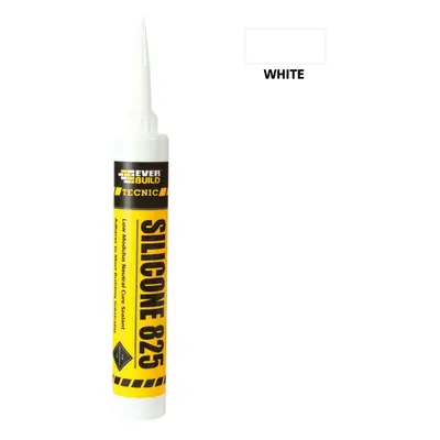 Everbuild Silicone 825 White 380Ml