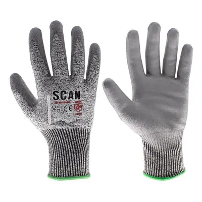 Scan Pu Palm Cut D Gloves - L (Size 9) PES3353