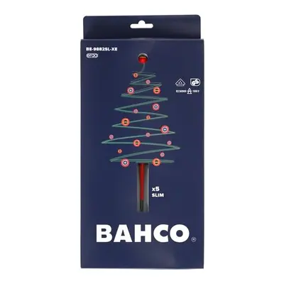 Bahco Xmas Be-9882Sl Ergo™ Slim Vde Insulated Screwdriver Set 5 Piece BE-9882SL-XE