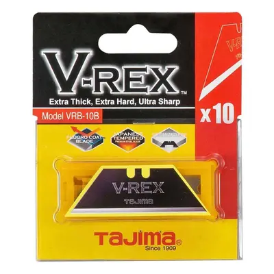 Tajima TAVRB10B V Rex Utility Blade - Pack Of 10