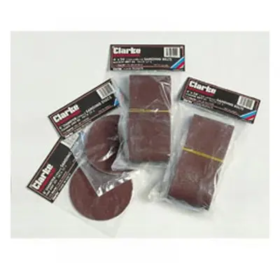 Clarke 6502101 (4) 100 X 914Mm Coarse 60 Grit Sanding Belts For Cs4-6C And Cs4-6D (Pack Of 5)