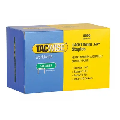 Tacwise 0342 140 Galvanised Staples 10Mm (Pack 5000)