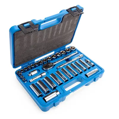 Laser 3496 Metric Socket Set 3/8in Drive In Case (34 Piece)