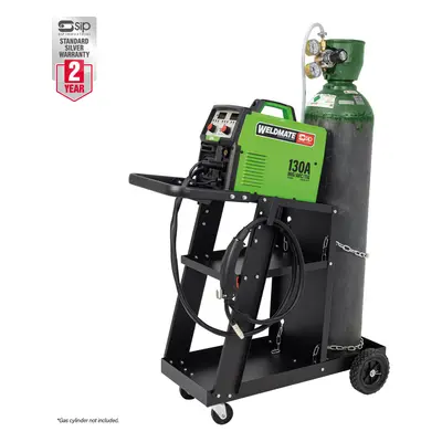 Sip 05737CART Weldmate® Autoplus 130A Mig/Arc/Tig Synergic Welder With Cart Package