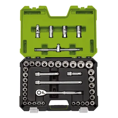 Draper Expert 04465 Mm/Af Combined Socket Set 1/2in Sq. Dr. Green (41 Piece) each 1