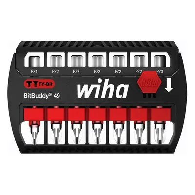 Wiha 42099 Bitbuddy® Pozidriv Ty Bit Set 7 Piece