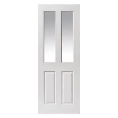 JB Kind Canterbury 2 Light White Internal Door - Smooth 35 X 1981 X 838