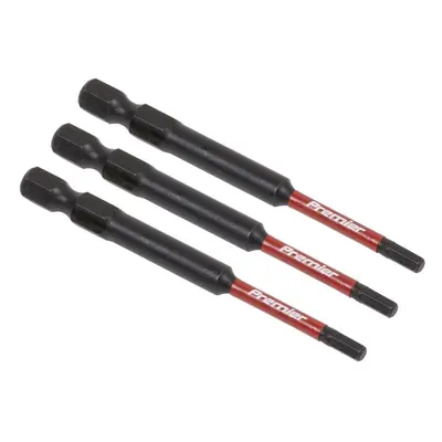 Sealey AK8261 Hex 3Mm Impact Power Tool Bits 75Mm - 3Pc