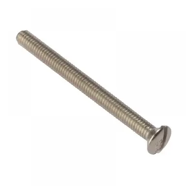 Forgefix 100SS3535NP Socket Screw Slotted Raised Head Nickel Plated 3.5 X 35Mm Bag 100