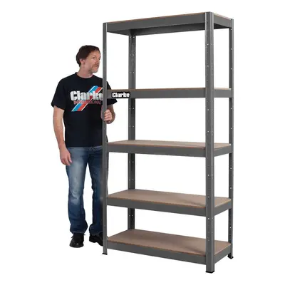 Clarke 6600814 Csm5350B 350 Boltless Shelving (Dark Grey)