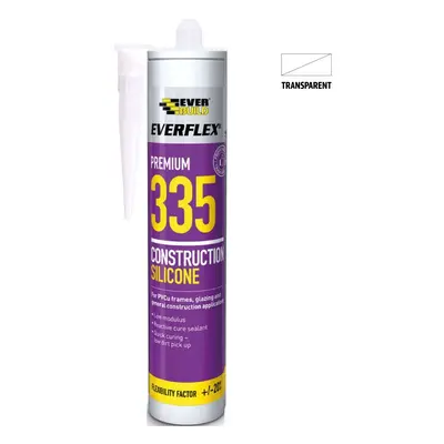 Everbuild Silicone 335 Translucent 295Ml