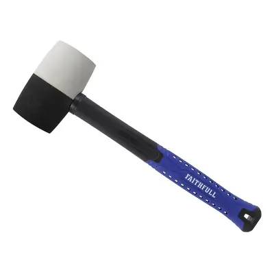 Faithfull Black & White Fibreglass Mallet 24Oz